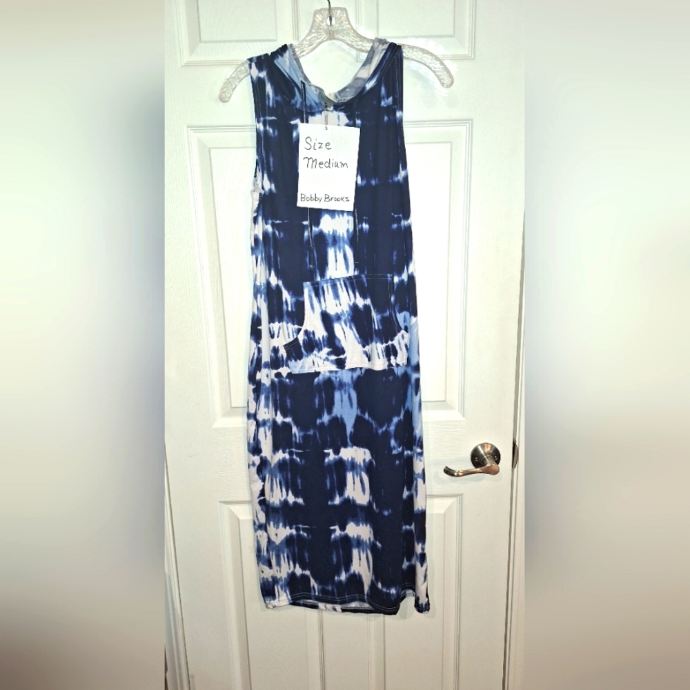 Blue tyedye Summer Dress
